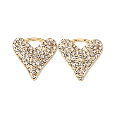 Alloy Rhinestone Pendants FIND-H051-03G-1