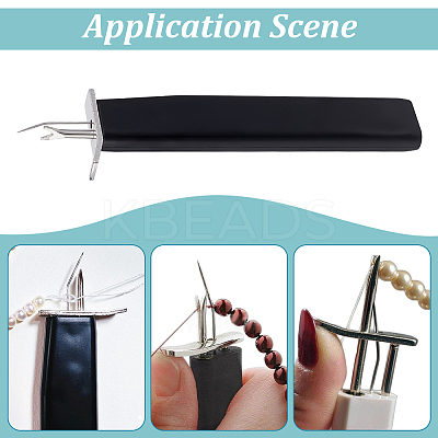 1Pc Plastic with Iron Bead Knotting Tool TOOL-WR0001-10A-1