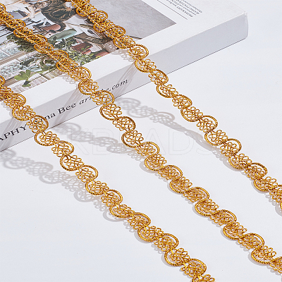 6.5M Filigree Polyester Lace Trim OCOR-LP0001-11B-1