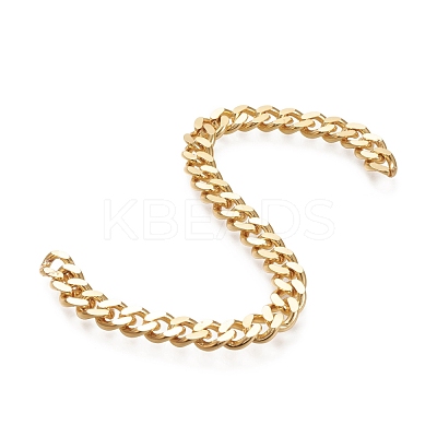 Brass Cuban Link Chains X-CHC-K010-03G-1