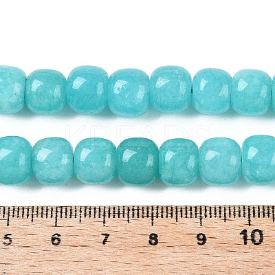 Dyed Natural White Jade Beads Strands G-T138-S10-1