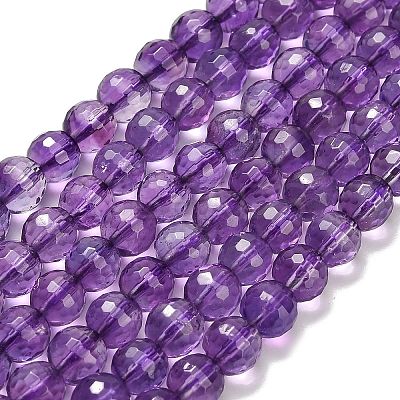 Natural Amethyst Beads Strands G-H329-D01-6mm-1