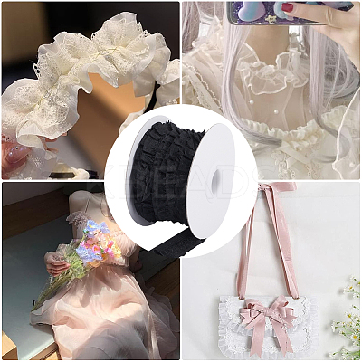 10 Yards Flat Chinlon Elastic Cord Trim OCOR-WH0070-75D-1