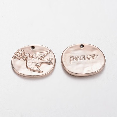 Lead Free & Nickel Free Alloy Pendants PALLOY-J684-24-FF-1