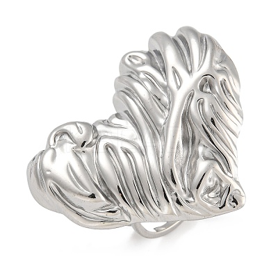 304 Stainless Steel Ring for Women RJEW-U014-07P-1