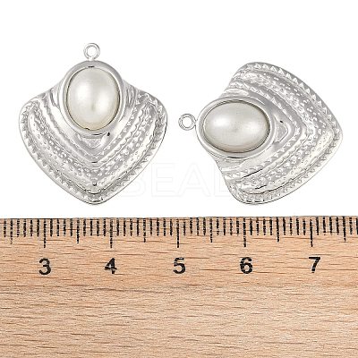 304 Stainless Steel Pendants STAS-Z070-02P-02-1