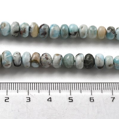 Natural Larimar Beads Strands G-Q024-E03-01-1