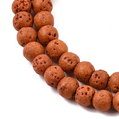 Dyed Synthetic Lava Rock Beads Strands GG-CBAAE19-06A-01-1