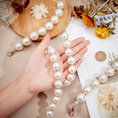 3Pcs 3 Style ABS Imitation Pearl Beads Bag Strap FIND-WR0002-15-1