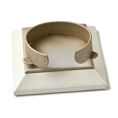 Imitation Leather Jewelry Bangle Display Stands ODIS-K005-01-1