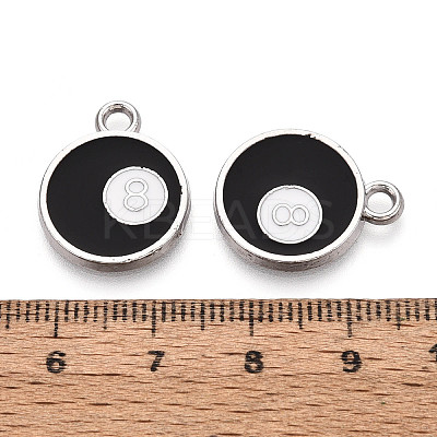 Alloy Enamel Pendants ENAM-N062-12P-1