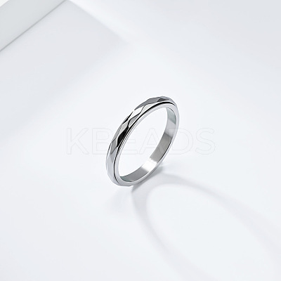 304 Stainless Steel Rotating Finger Rings FS-WGA316C-21-1