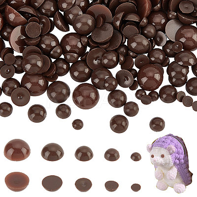 5 Style Craft Resin Doll Eyes Cabochons DOLL-PH0001-22-1