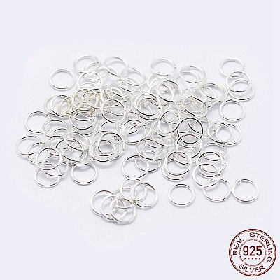 925 Sterling Silver Open Jump Rings X-STER-F036-02S-1x5mm-1