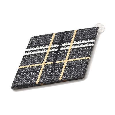 Rhombus Acrylic Big Pendants Diy Earrings Accessories LS-OACR-M028-02C-1