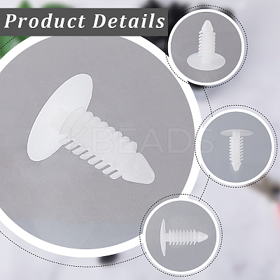 100Pcs Nylon Gauge Rivets FIND-GF0005-72B-1