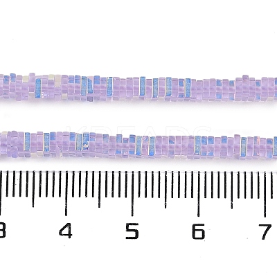 Electroplate Glass Beads Strands GLAA-B023-01A-06-1