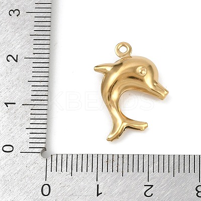 Ocean 304 Stainless Steel Pendants STAS-P390-01E-G-1