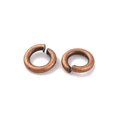 Brass Saw Cut Open Jump Rings KK-G514-01B-R-1