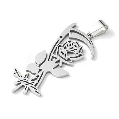 Non-Tarnish 201 Stainless Steel Pendants STAS-U003-16P-1