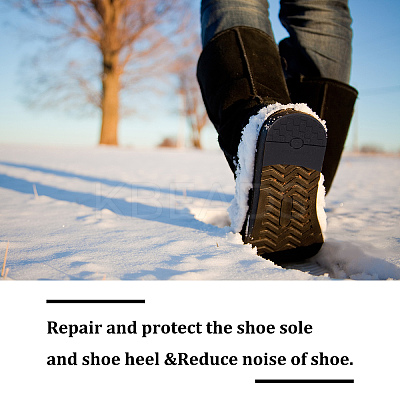 Anti Skid Rubber Shoes Bottom Heel Sole DIY-WH0319-41-1