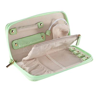 PU Leather Jewelry Zipper Bags ABAG-WH20001-24A-1