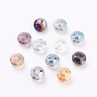 Electorplated Glass Beads EGLA-E002-M2-1