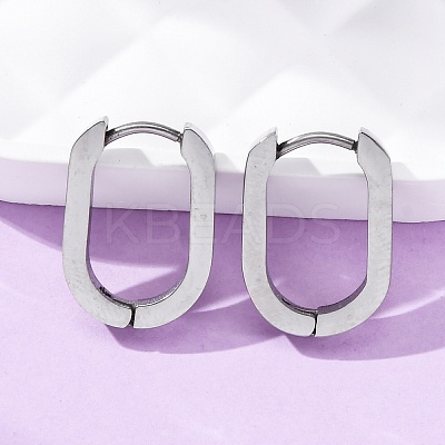 Tarnish Resistant 304 Stainless Steel Huggie Hoop Earrings LS-STAS-H156-11A-P-1