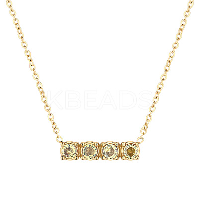 Colorful Gemstones Necklaces EB3362-4-1
