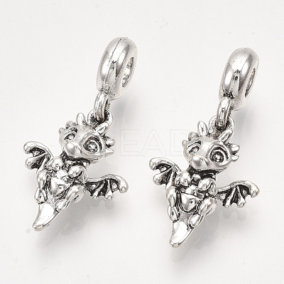 Alloy European Dangle Charms MPDL-S067-024AS-1