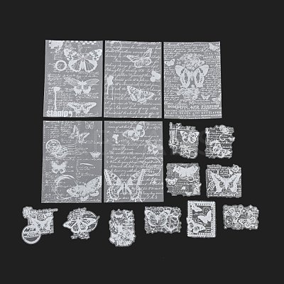 30Pcs 15 Styles Butterfly Theme Scrapbook Paper Kits DIY-D075-09-1