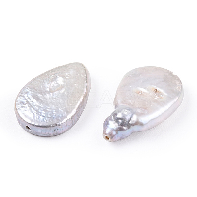 Baroque Natural Nucleated Pearl Keshi Pearl Beads PEAR-S020-Z01-1-1