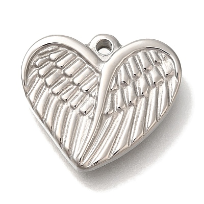 Anti-Tarnish 304 Stainless Steel Pendants STAS-P371-096F-P-1