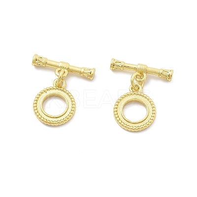 Brass Toggle Clasps KK-A223-34G-1