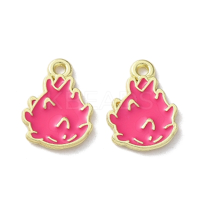 Fruit Alloy Enamel Charms PALLOY-S058-01LG-06-1