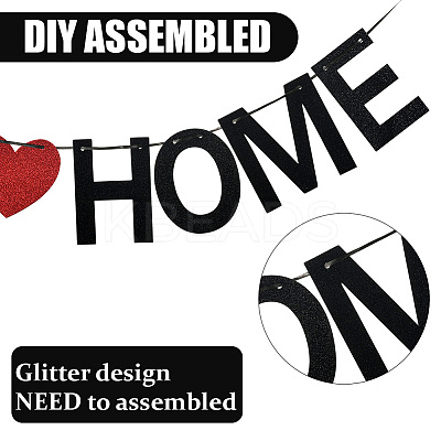 Paper Word Welcome Home Banner AJEW-WH20020-272B-01-1