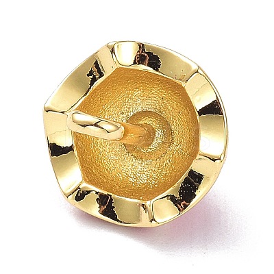 Real 18K Gold Plated Brass Charms X1-KK-L188-24G-05-1