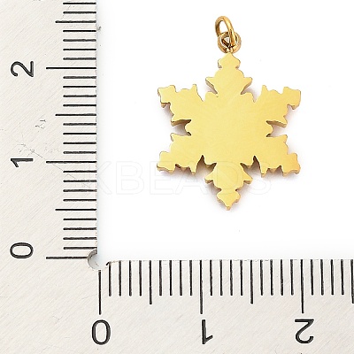 304 Stainless Steel Rhinestone Pendants FIND-I062-01G-03-1