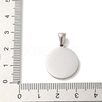 304 Stainless Steel Pendants STAS-I204-B-P-1