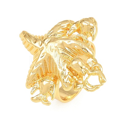 Ocean Brass Cuff Open Rings KK-CBA5A76-04G-04-1