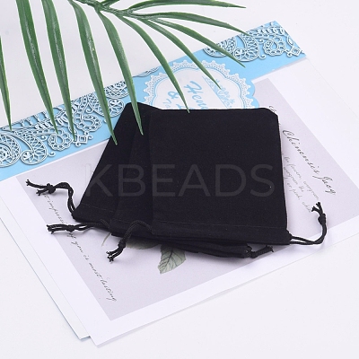 Velvet Cloth Drawstring Bags TP-C001-70X90mm-4-1