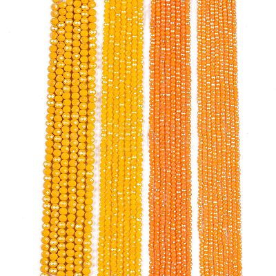 Electroplate Glass Beads Strands LS-EGLA-A044-P4mm-A29-1