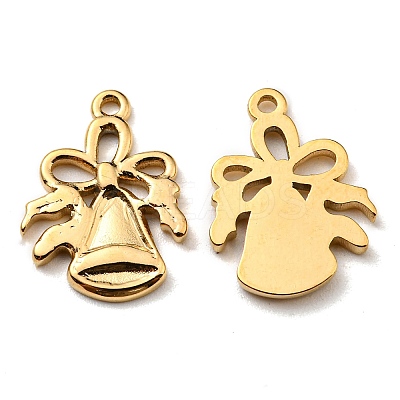 Ion Plating(IP) 304 Stainless Steel Charms STAS-Q248-06G-1