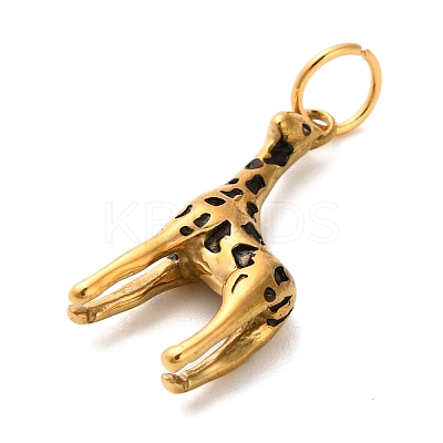 Animal Themes 304 Stainless Steel Enamel Pendants STAS-K304-03A-G-1