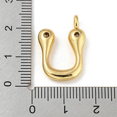 Rack Plating Brass Micro Pave Cubic Zirconia Pendants KK-A200-24G-U-1