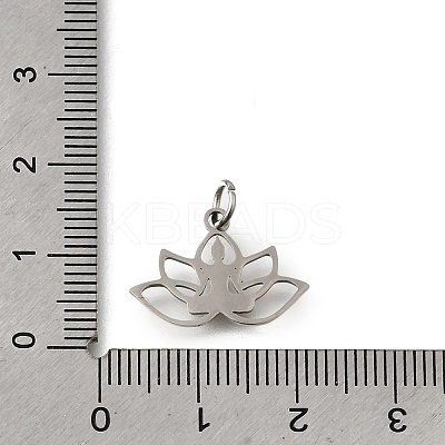 304 Stainless Steel Charms STAS-M119-03P-1