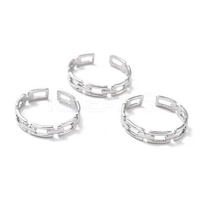 Tarnish Resistant 304 Stainless Steel Finger Rings RJEW-L102-14P-1