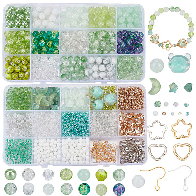 DIY Dangle Earring Making Kits DIY-SP0002-59-1