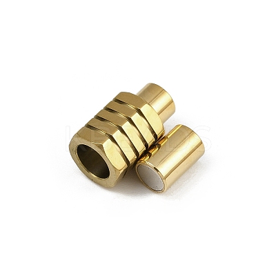 304 Stainless Steel Magnetic Clasps STAS-C127-18D-G-1