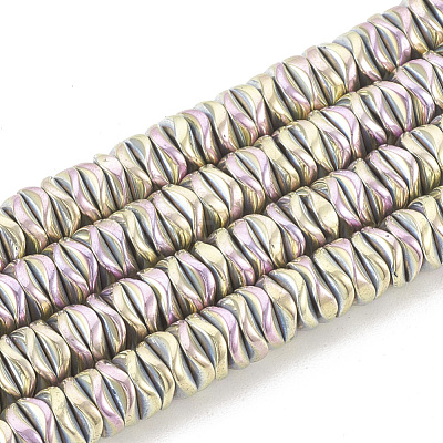 Electroplate Non-magnetic Synthetic Hematite Beads Strands X-G-N0322-01C-1
